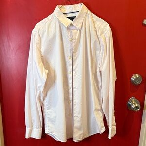 Banana Republic Light Cream Casual Button-Down Shirt